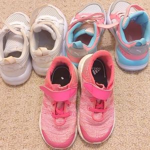 adidas ultra boot kid shoes 9k, puma shoes,9 and 10,three shoes sell together